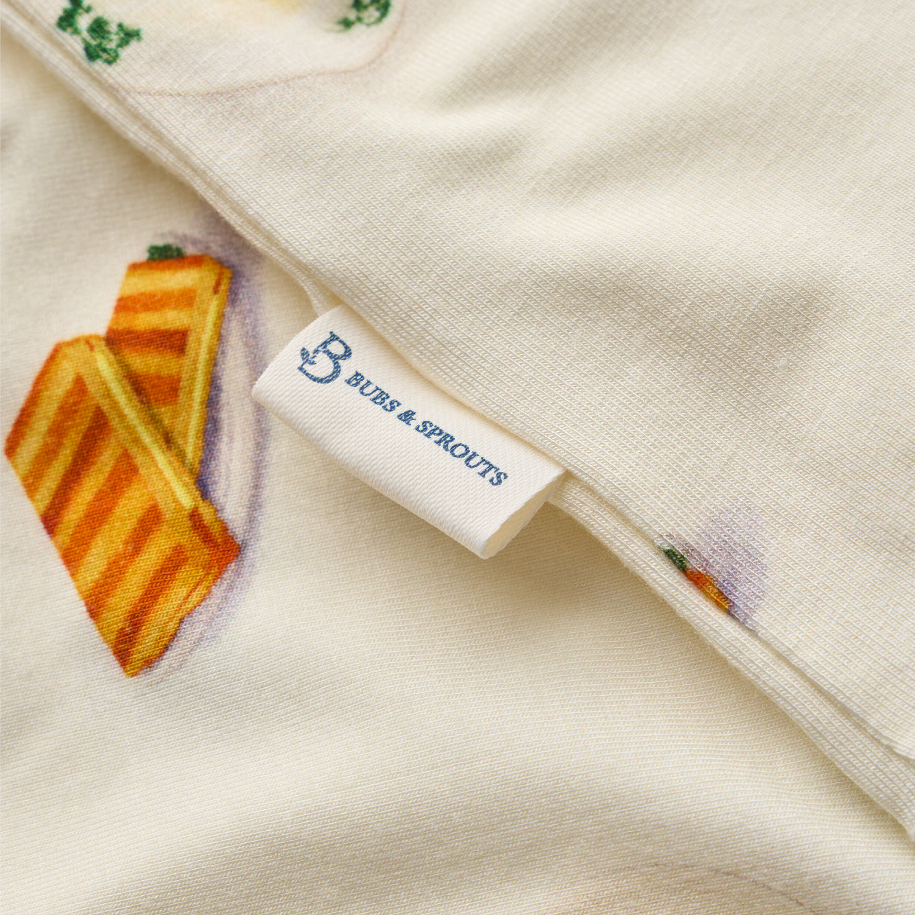Organic Bamboo Baby Kimono - Breakfast