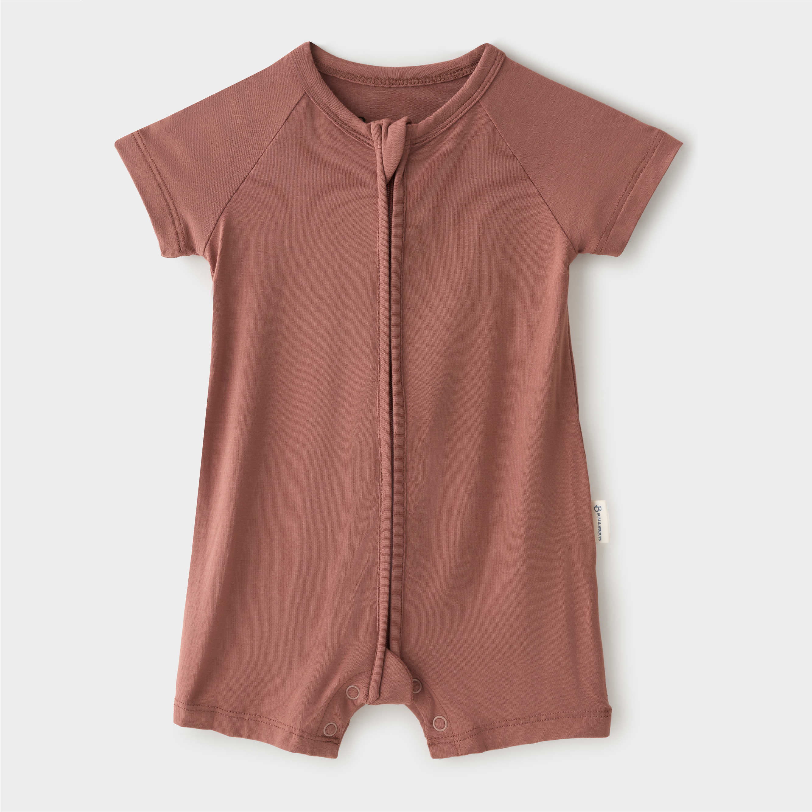 Organic Bamboo Baby Bodysuit - Canyon Stone
