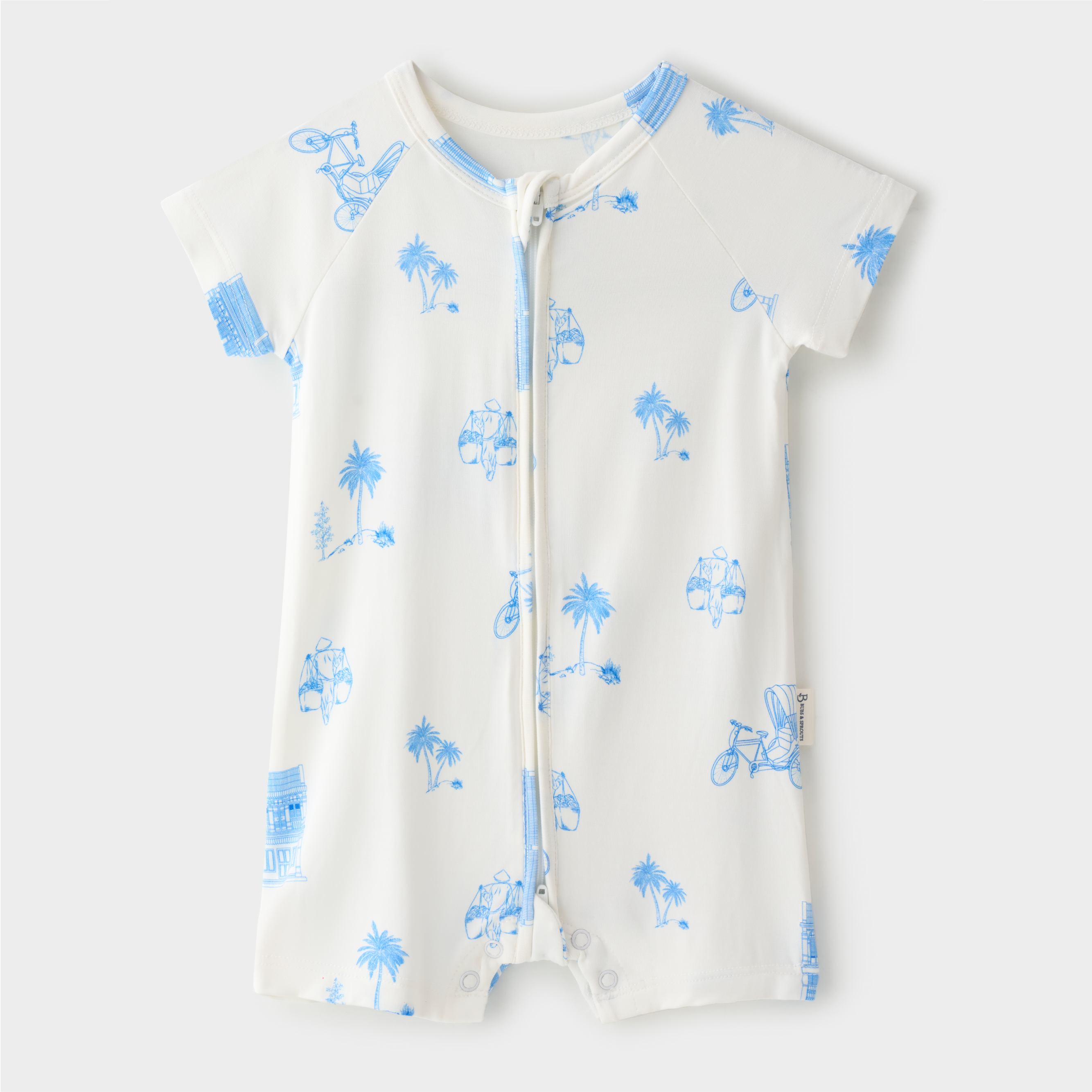 Organic Bamboo Baby Bodysuit - Nanyang