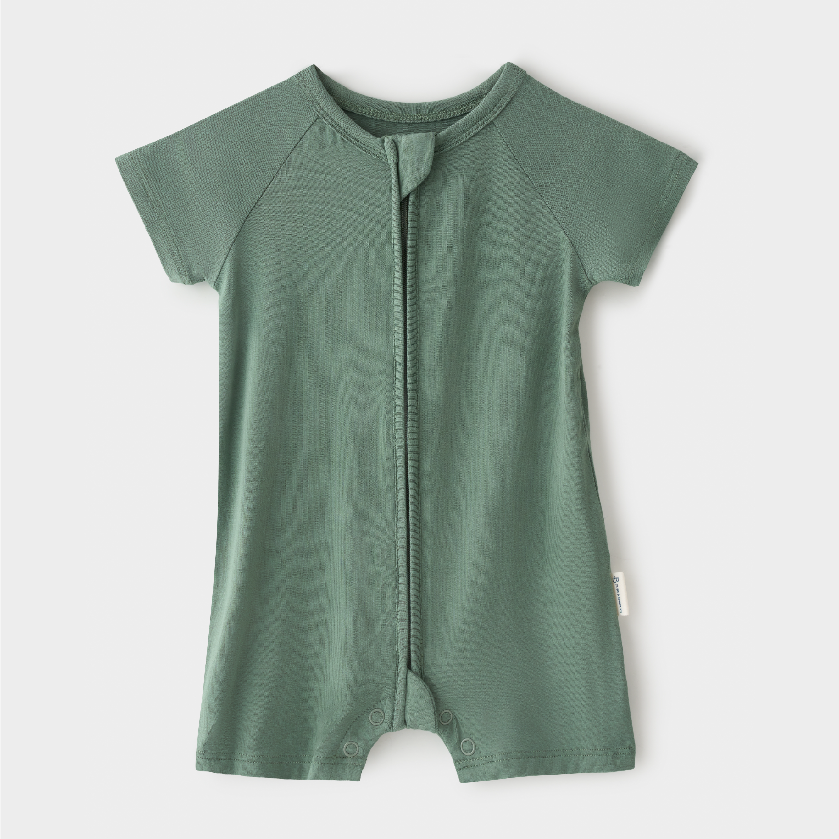 Organic Bamboo Baby Bodysuit - Sage