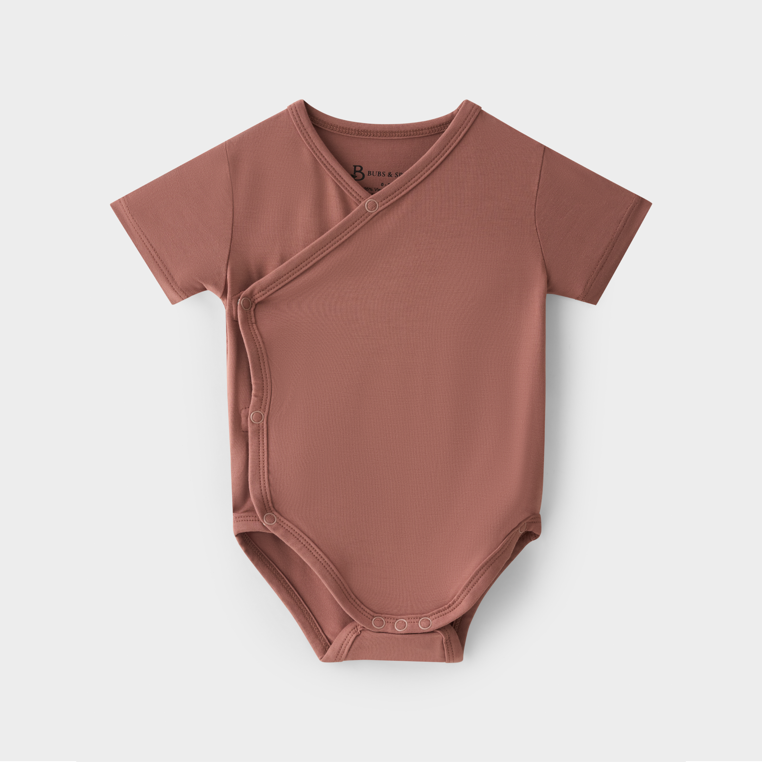 Organic Bamboo Baby Kimono - Canyon Stone