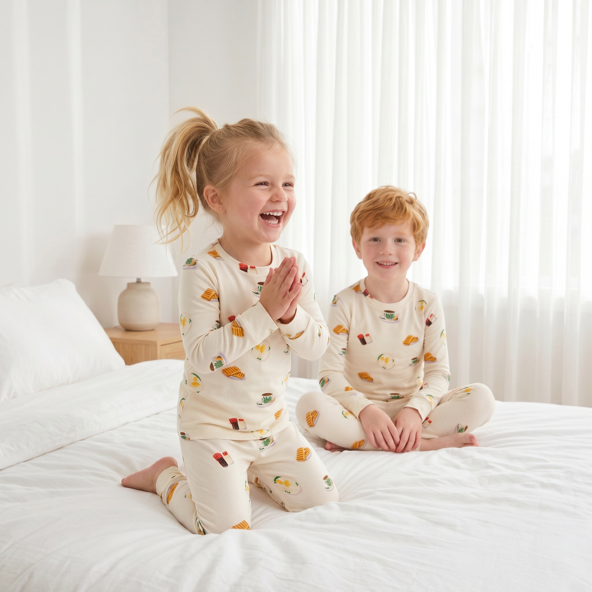 Organic Bamboo Two Piece - Breakfast