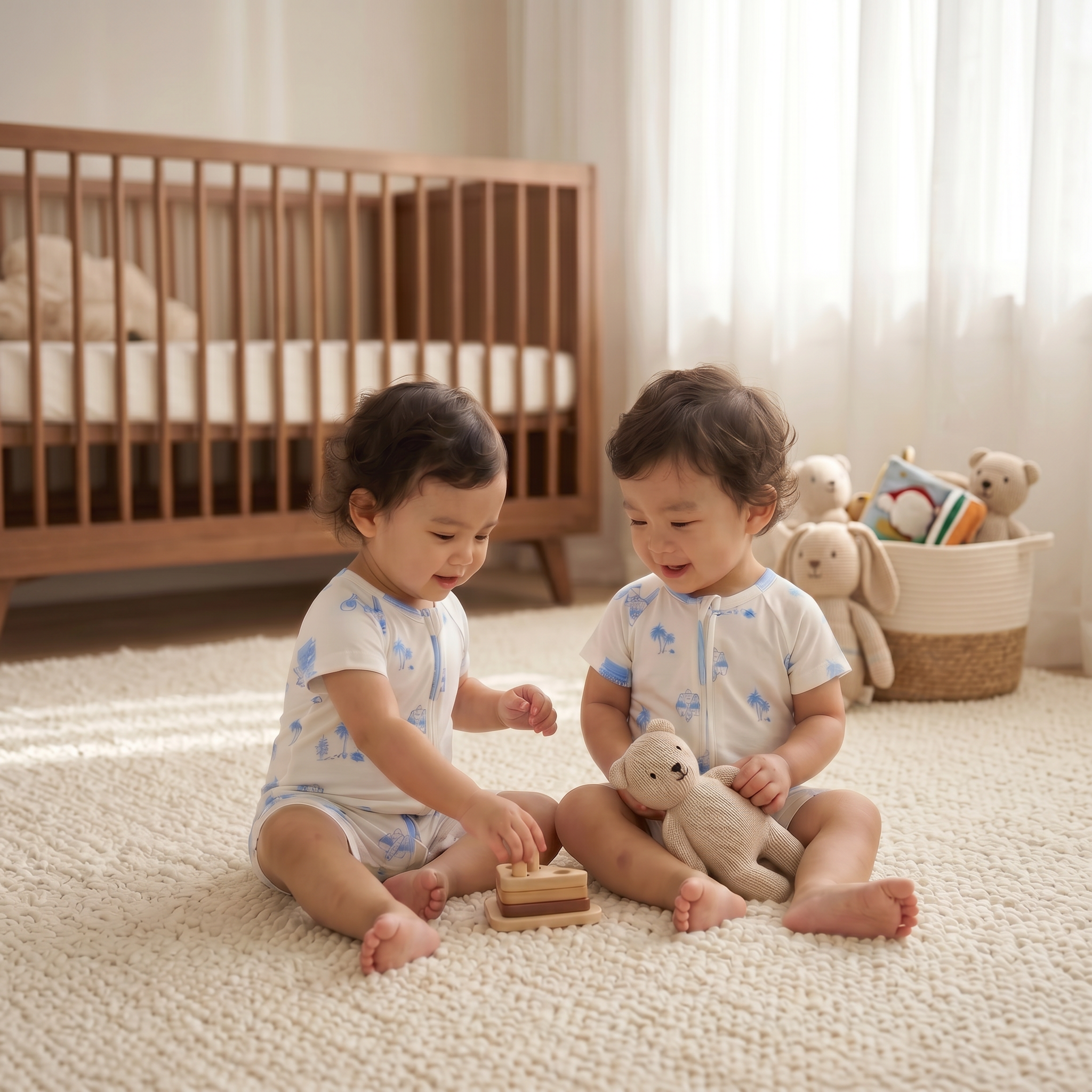 Organic Bamboo Baby Bodysuit - Nanyang