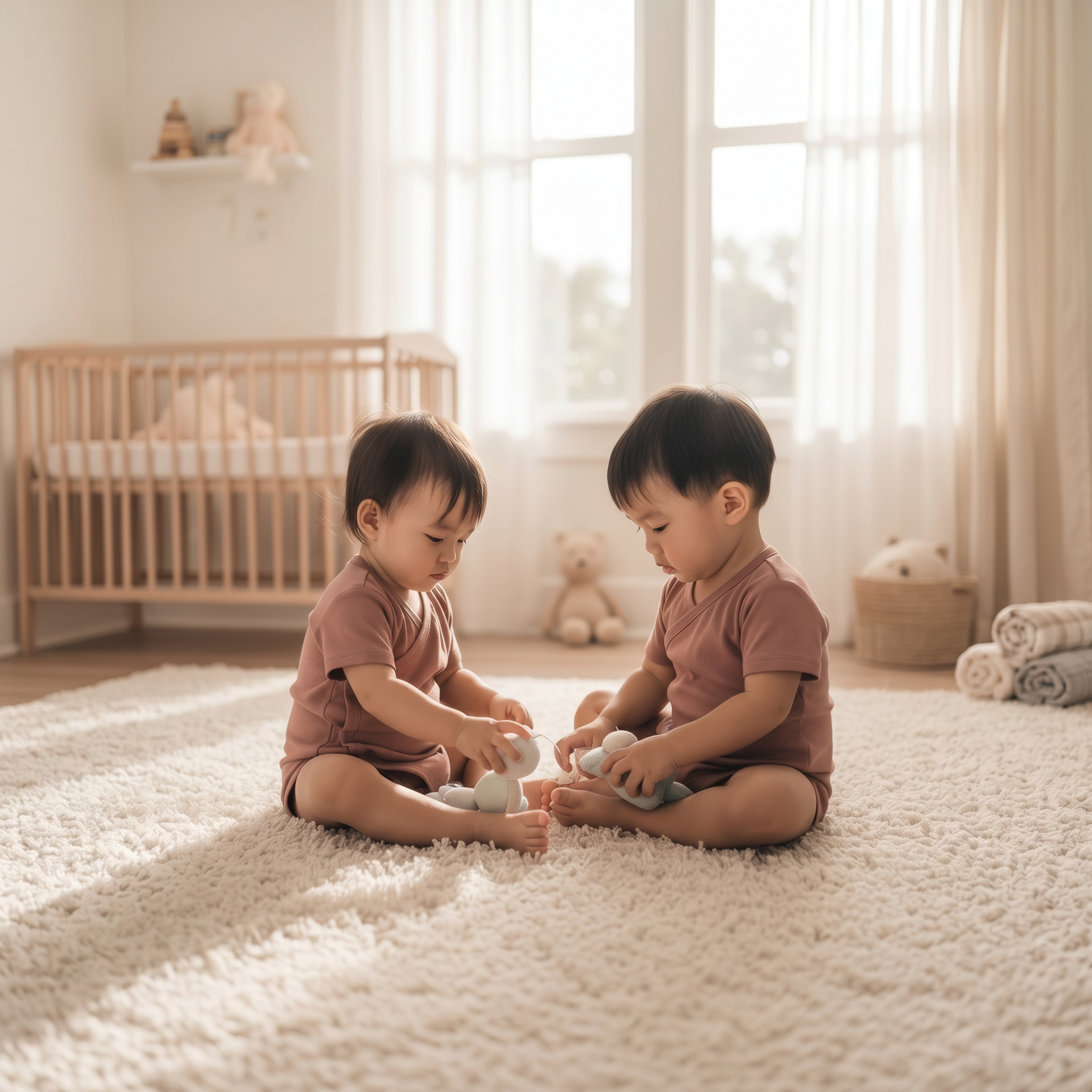 Organic Bamboo Baby Kimono - Canyon Stone