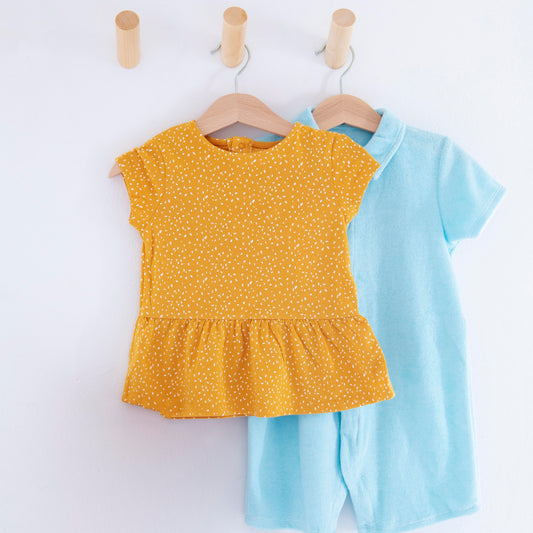 Organic Bamboo Baby Sleepsuit - Sage